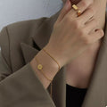 18K gold-plated double layered bracelet from Vicsxox