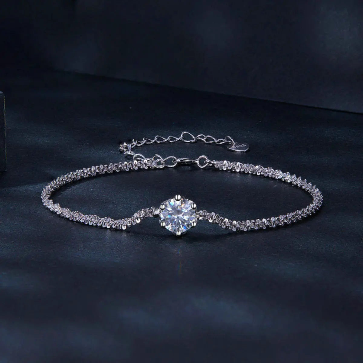 925 sterling silver zircon bracelet from Vicsxox