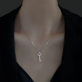 Key pendant necklace from Vicsxox on display
