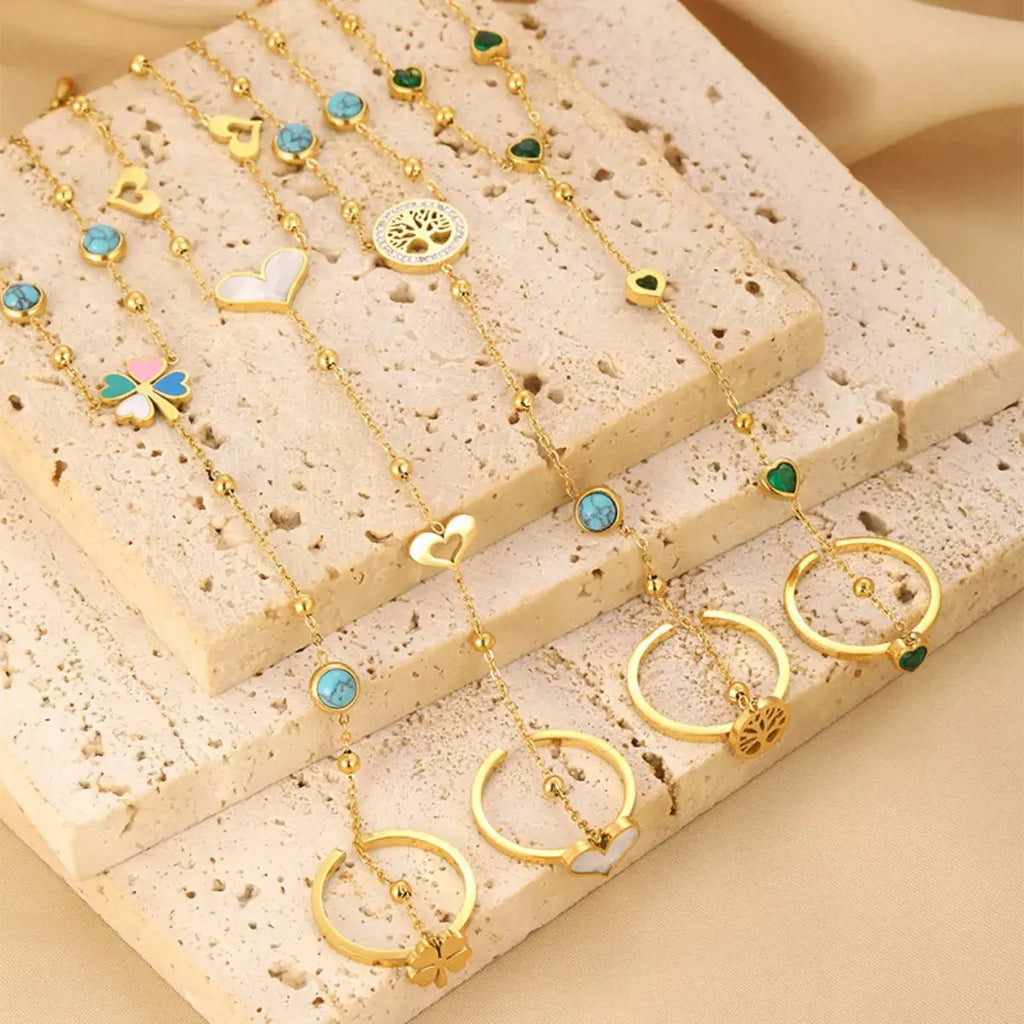18K gold-plated chain bracelet from Vicsxox
