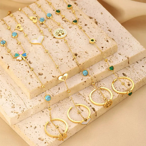 18K gold-plated chain bracelet from Vicsxox