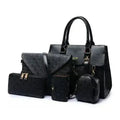 Women's Luxury PU Leather Handbag Set – Structured Crossbody, 3 Colors Vicsxox