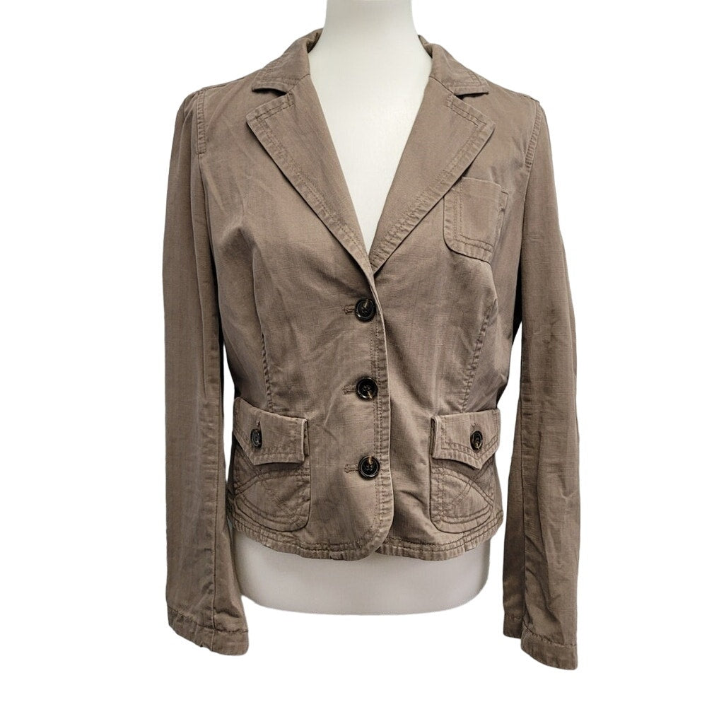 Tommy Hilfiger Women's Cotton Blazer Jacket – Large
