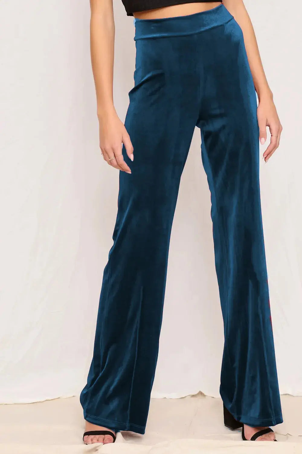Full size high waist pants, front view