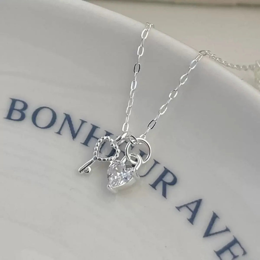 925 Sterling Silver Heart Necklace