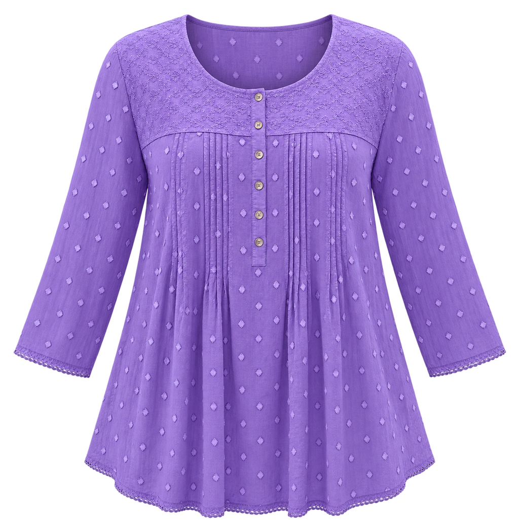 Parsley & Sage Carlene Top – 100% Cotton Woven Shirt