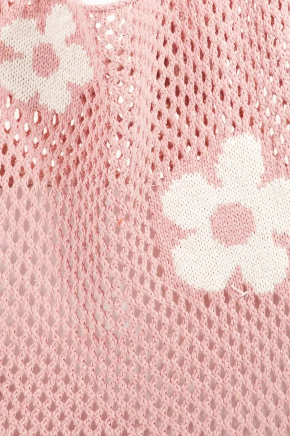Crochet Floral Knit Shoulder Bag Vicsxox.com