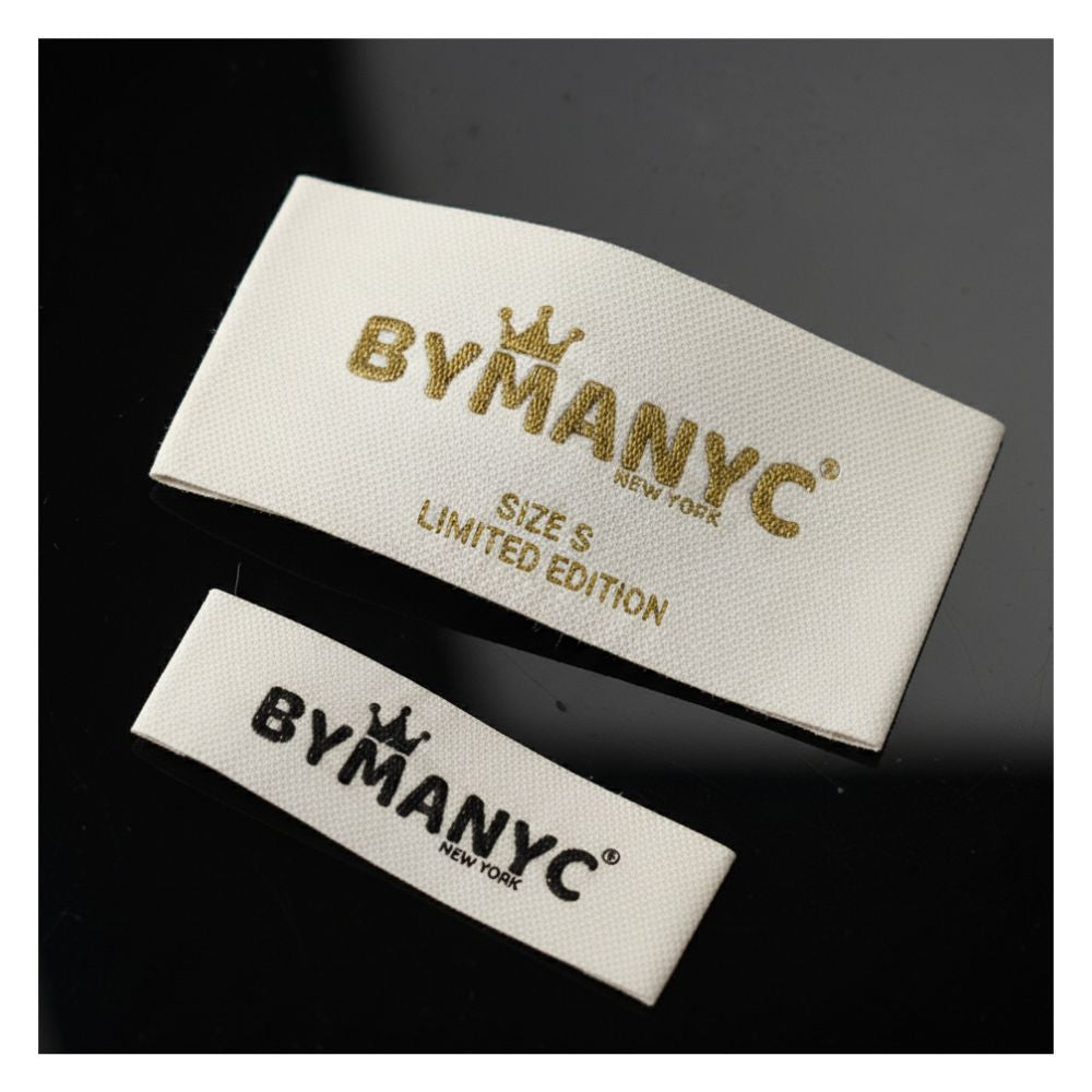 BYMANYC Soho Ivory Satin Blouse with Black Lace
