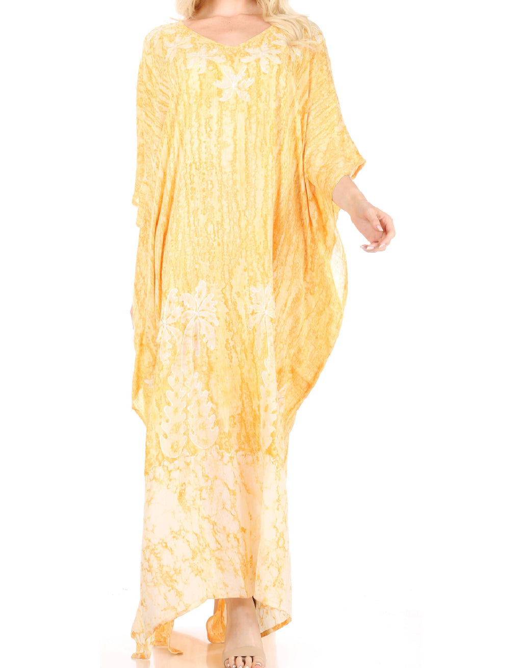 Sakkas Tacy Women's Boho Summer Maxi Dress for Casual or Lounge Wear