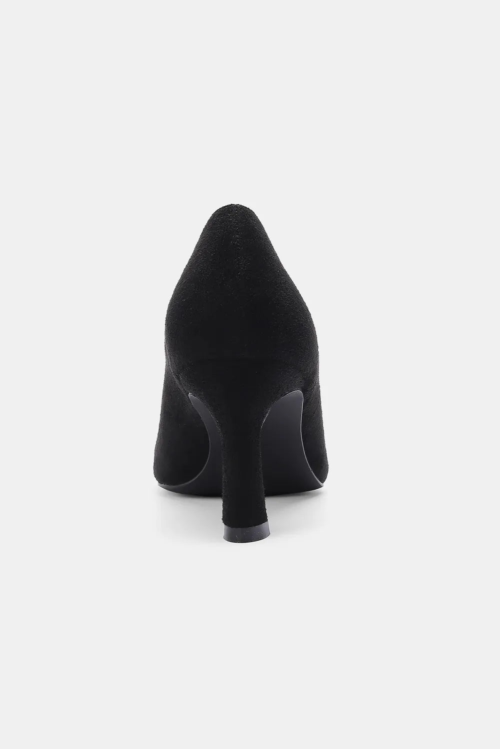 Faux Suede Point Toe Pumps Vicsxox.com