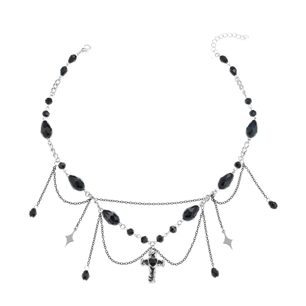 Gothic Cross Pendant Necklace