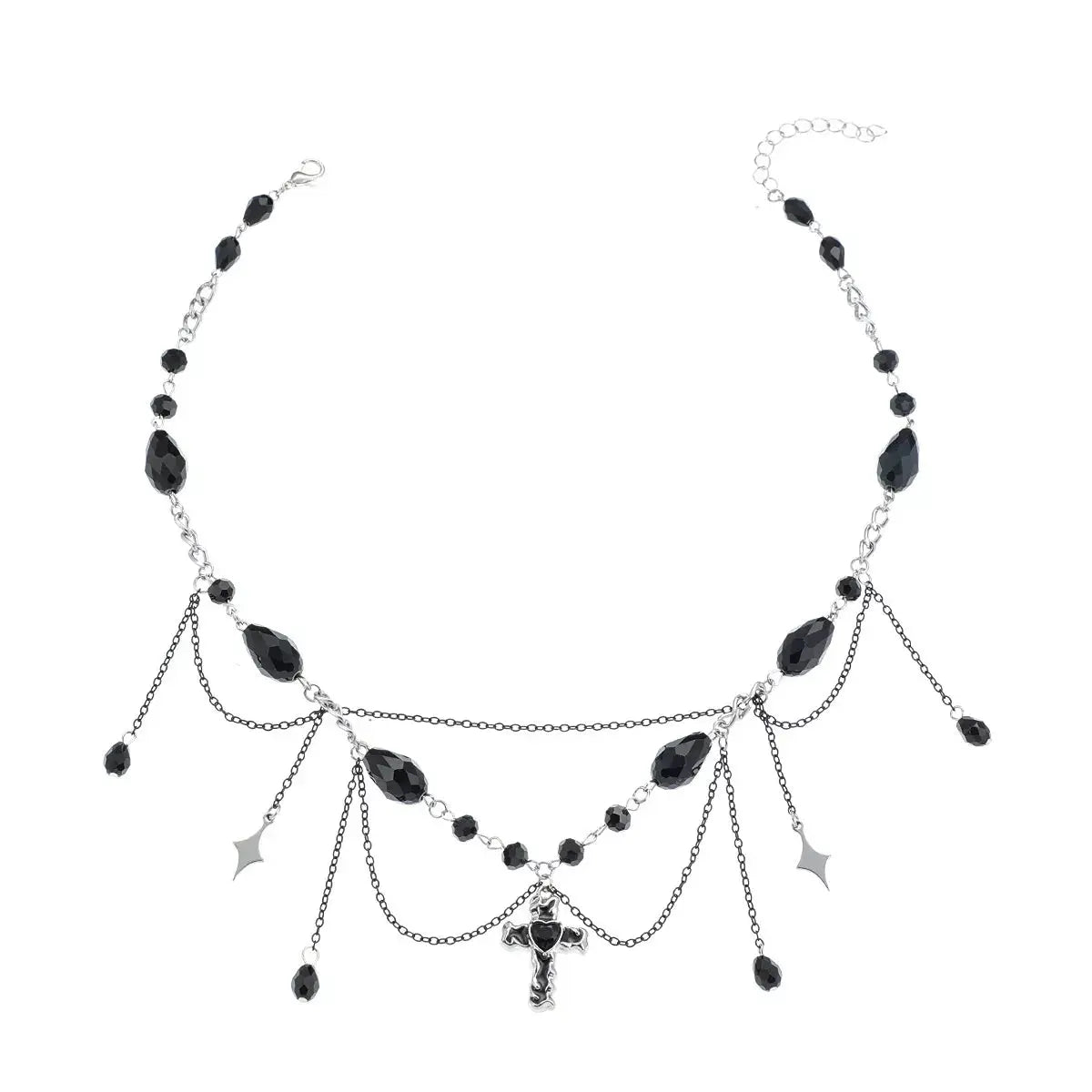 Gothic Cross Pendant Necklace