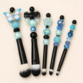 Handmade Beaded Makeup Brush Set Vicsxox.com