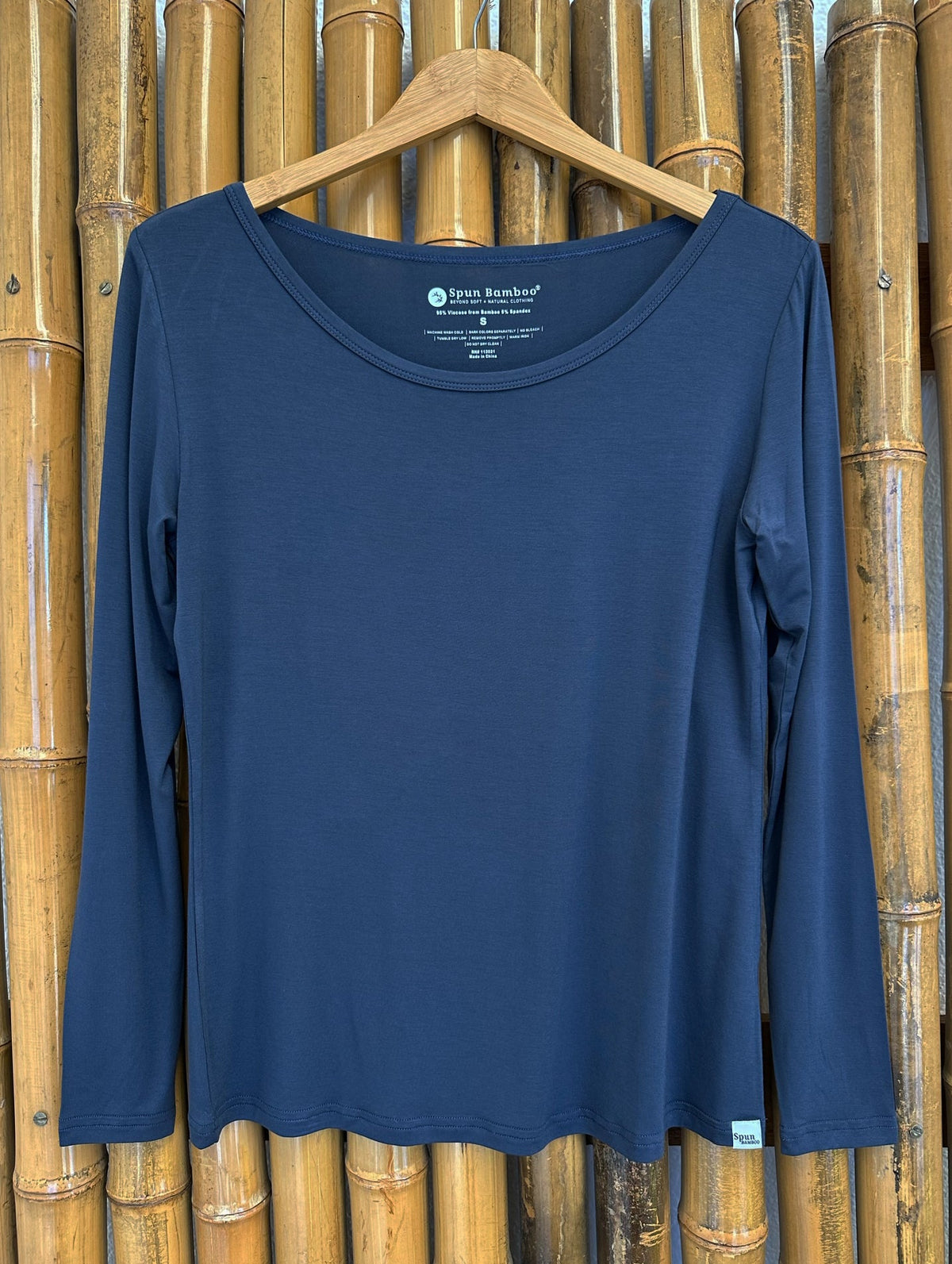 Spun Bamboo Women's Long-Sleeve Lounge T-Shirt