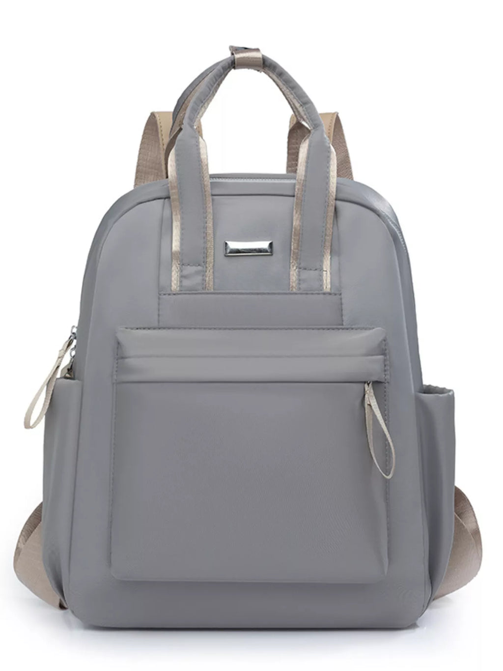 Lightweight Nylon Backpack with Dual Handles & Multi-Pocket Design Vicsxox.com