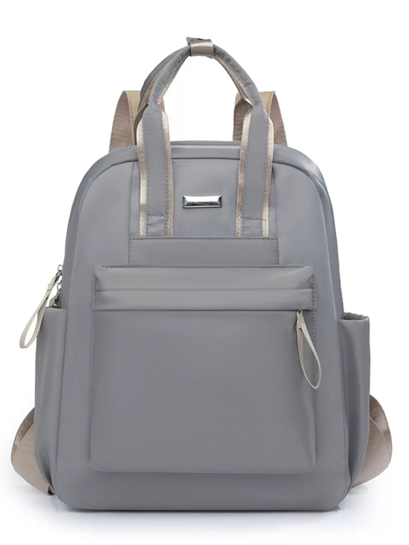 Lightweight Nylon Backpack with Dual Handles & Multi-Pocket Design Vicsxox.com