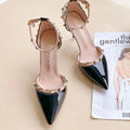 Point Toe High Heel Pumps Vicsxox.com