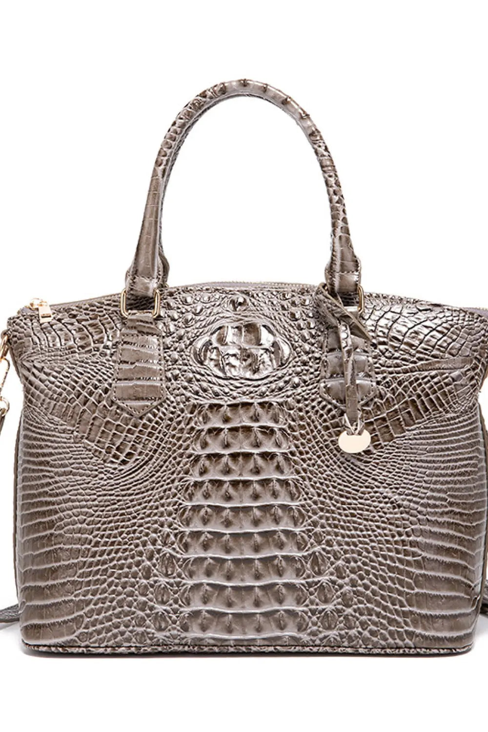 Structured PU Leather Handbag Vicsxox.com