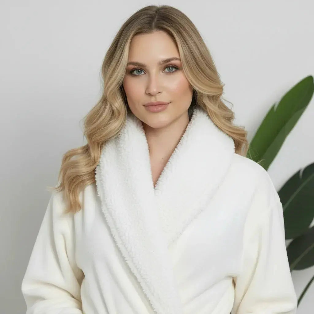 Women's Ultra Soft Plush Bathrobe Vicsox.com
