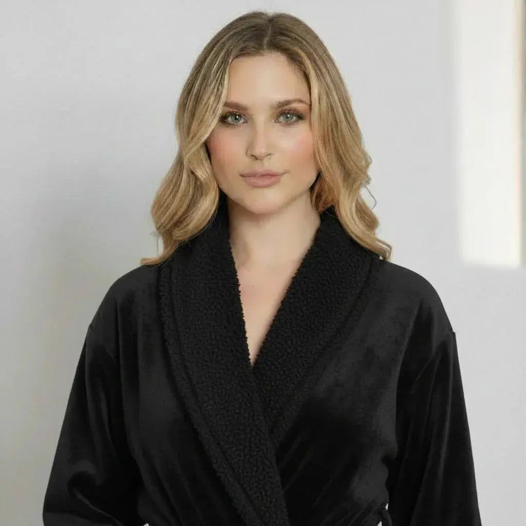 Women's Ultra Soft Plush Bathrobe Vicsox.com