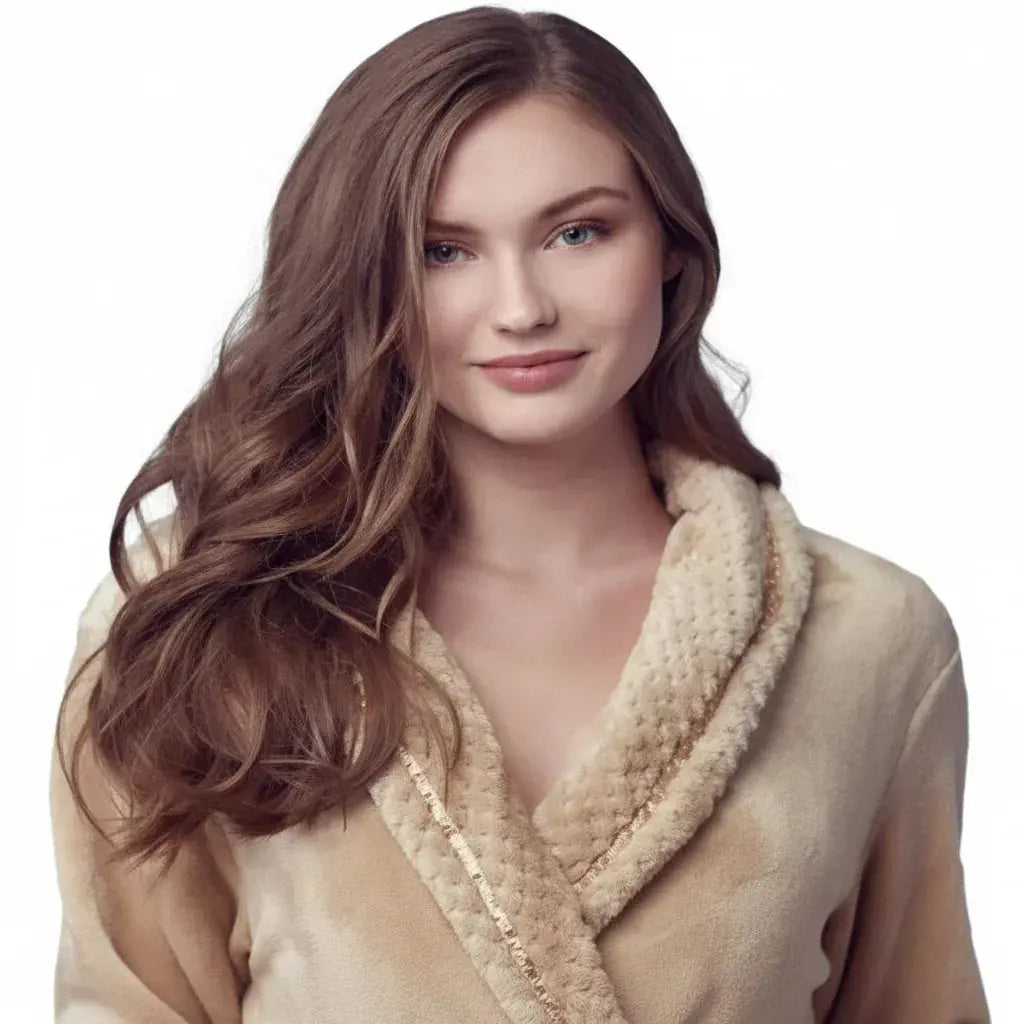 Women's Ultra Soft Plush Bathrobe Vicsox.com