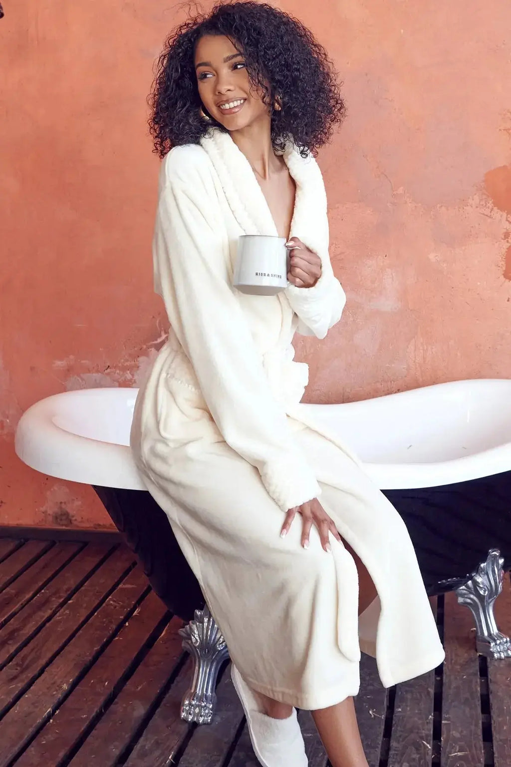 Women's Ultra Soft Plush Bathrobe Vicsox.com