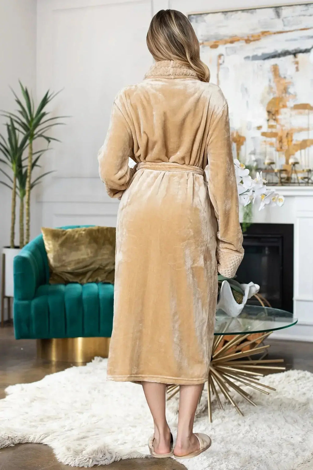 Women's Ultra Soft Plush Bathrobe Vicsox.com
