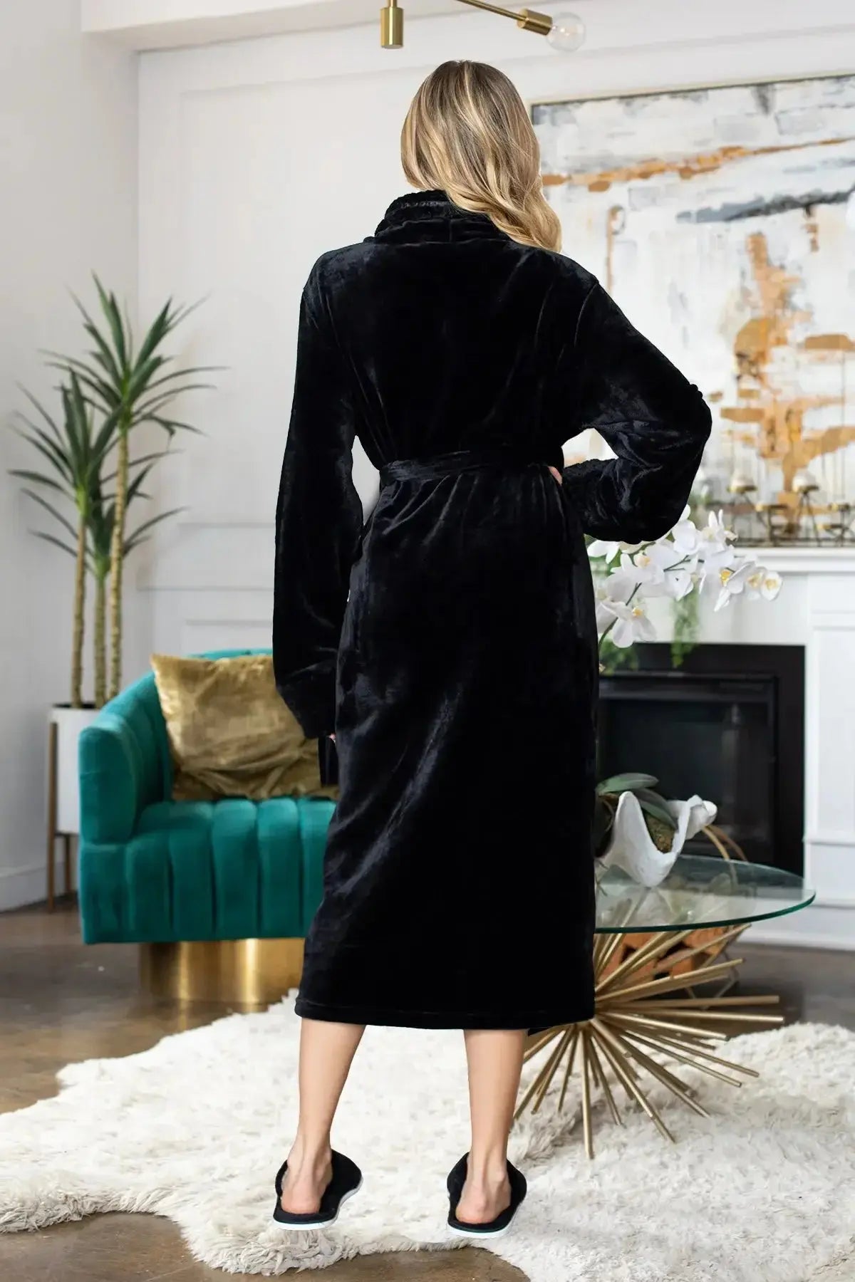 Women's Ultra Soft Plush Bathrobe Vicsox.com