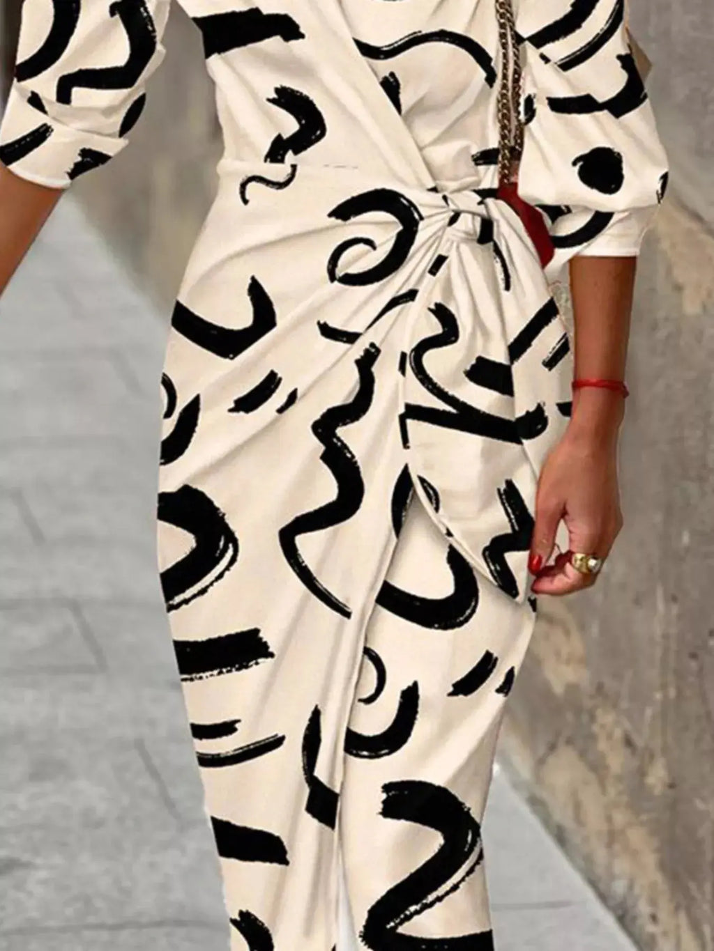 Women's Printed Shirt Dress – Collared, Tied Waist, 4 Colors Vicsxox