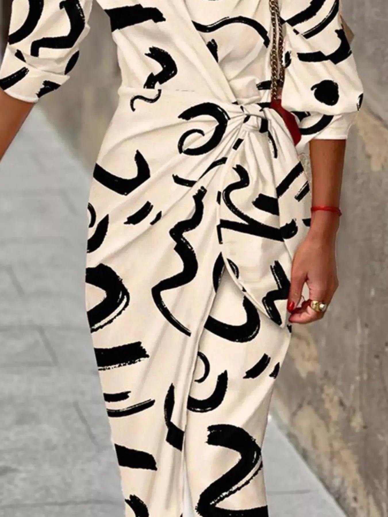Women's Printed Shirt Dress – Collared, Tied Waist, 4 Colors Vicsxox