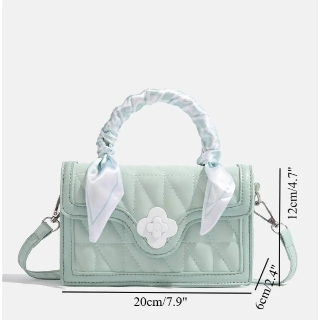 Women's Small Tote Crossbody Bag – Multi-Pocket, 3 Pastel Colors Vicsxox