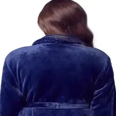Women's Ultra Soft Plush Bathrobe Lotus Linen