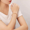 18K gold-plated zircon open bracelet from Vicsxox