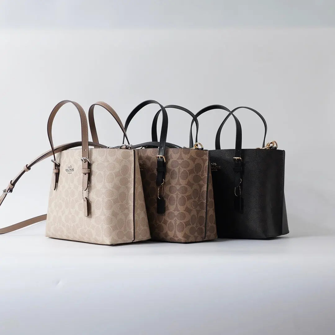 Women's Small Tote Bag – Zip Compartment, Adjustable Strap, 3 Colors Vicsxox
