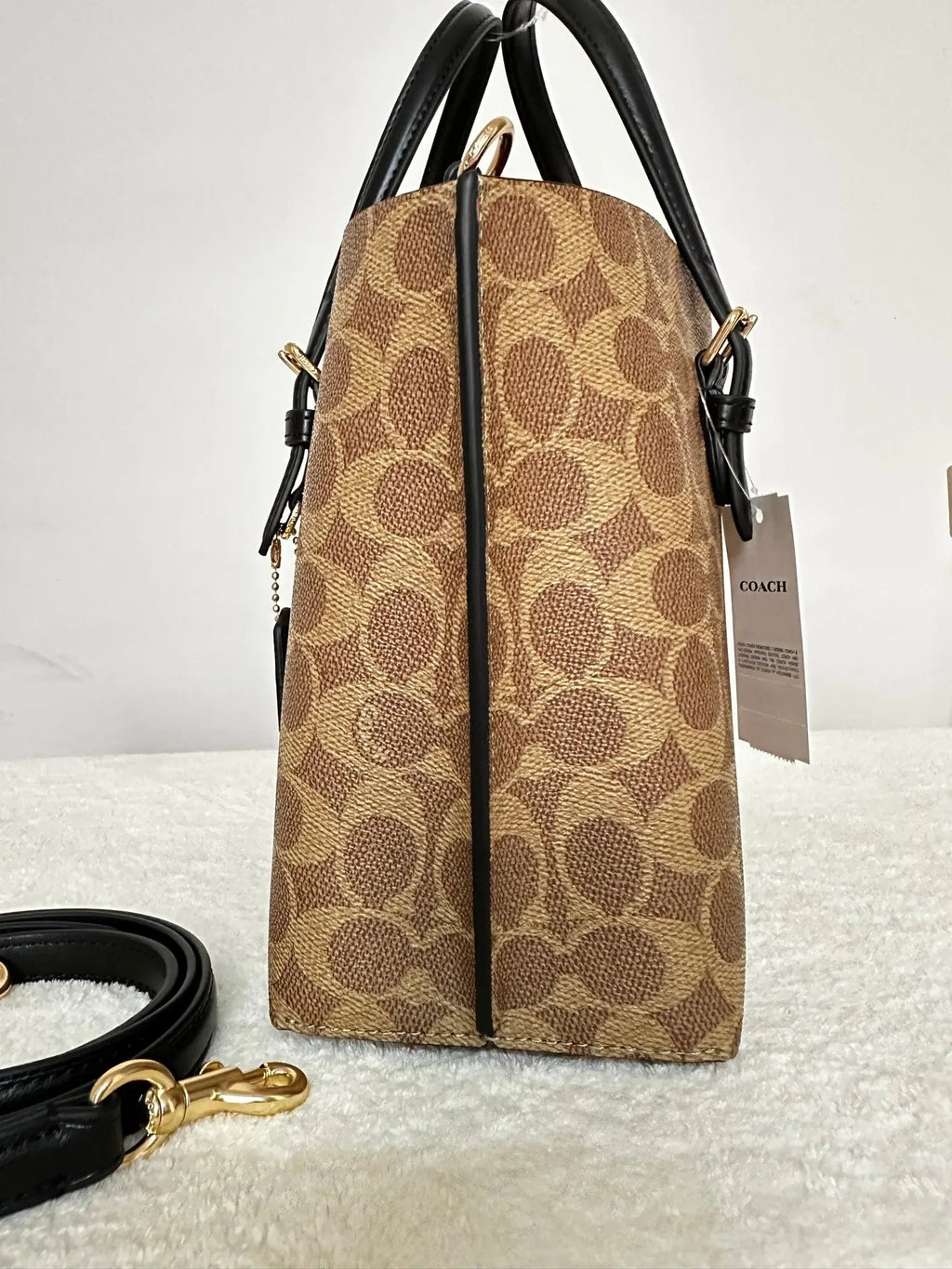 Women's Small Tote Bag – Zip Compartment, Adjustable Strap, 3 Colors Vicsxox