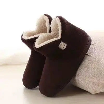 Winter Cotton Slippers Sheep Skin Woman Slippers Natural Fur Women Warm Indoor Shoes Soft Wool House Slippers Memory Foam Closed Back Slippers With Warm Lining Wool-Like Blend Cotton House Shoes Stevvex
